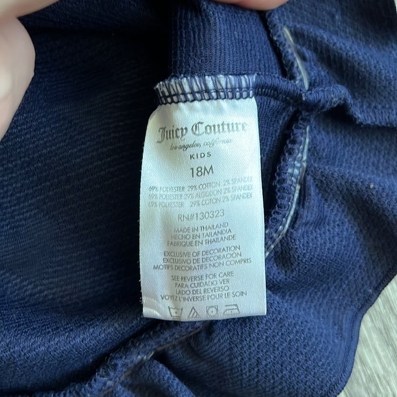 Juicy Couture Blue Sweater Size‎ 18M - Picture 4 of 8